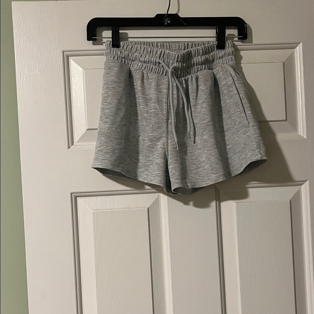 Tinseltown Heather Gray Drawstring Athletic Shorts